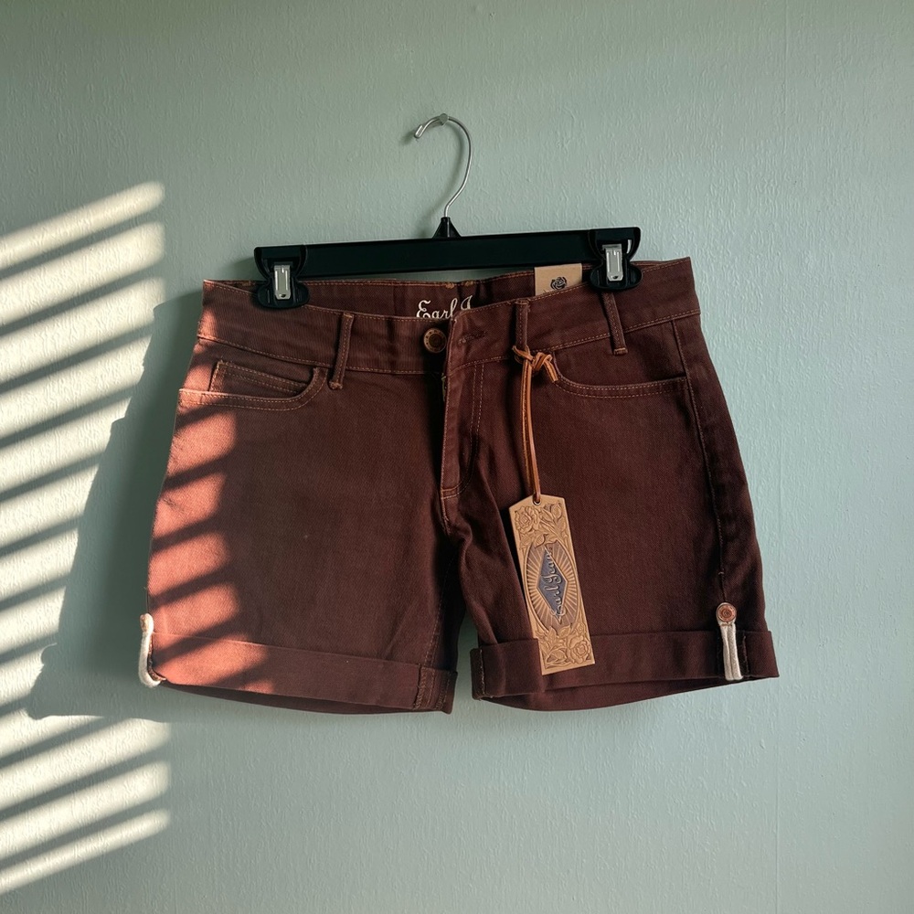 Y2K Earl Jean cuffed shorts